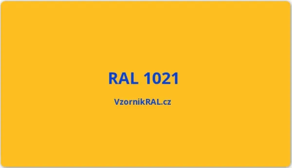 1021 řepkově žlutá