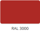 3000 ohnivěčervená