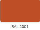 2001 červenooranžová