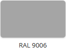 9006 bílý hliník (